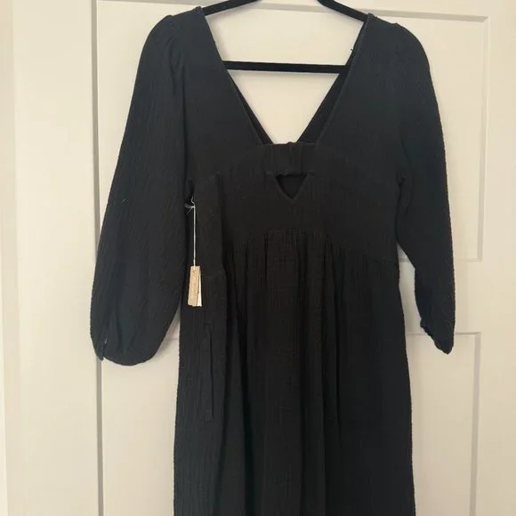 Madewell | Lightspun V-Neck Midi Dress - Picture 6 of 7